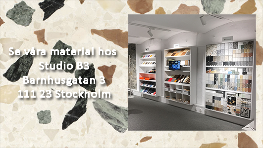 Terrazzo Showroom mitt i Stockholm! 