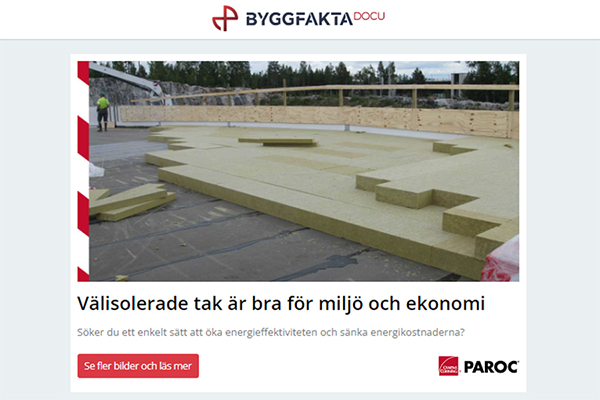 Välisolerade tak är bra för miljö och ekonomi | Smart vindavstyvning från Joma | Stegljudsdämpande akustikgolv från Idé flooring | Välkommen till Boråstapeters digitala rum!