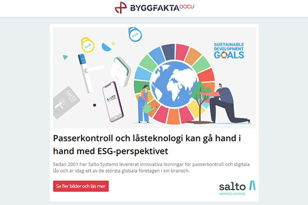 Passerkontroll och låsteknologi kan gå hand i hand med ESG-perspektivet | Snabbt handspackel för uppvik och reparation | Enastående designintegration | Naturlig lekglädje med robinia