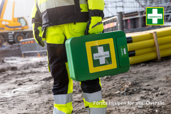 Första Hjälpen på Byggarbetsplatsen med Cederroth First Aid