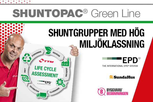 TTM SHUNTOPAC® GREEN LINE - MILJÖKLASSADE SHUNTAR