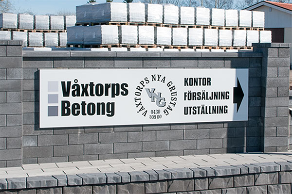 Välkommen till Våxtorps betong